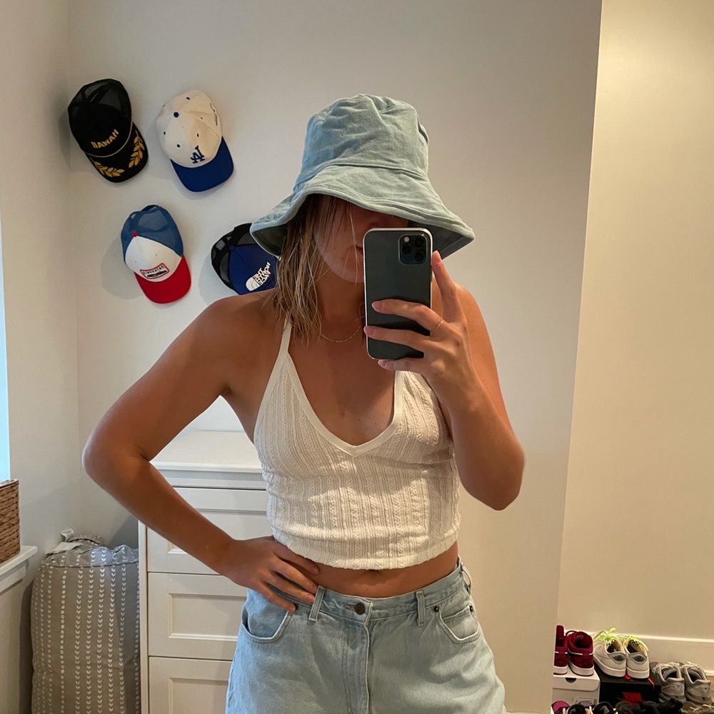 Hat Attack Light Denim bucket sun hat - Picture 7 of 7